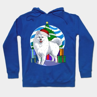 Samoyed Dog Cute Santa Christmas Gift Hoodie